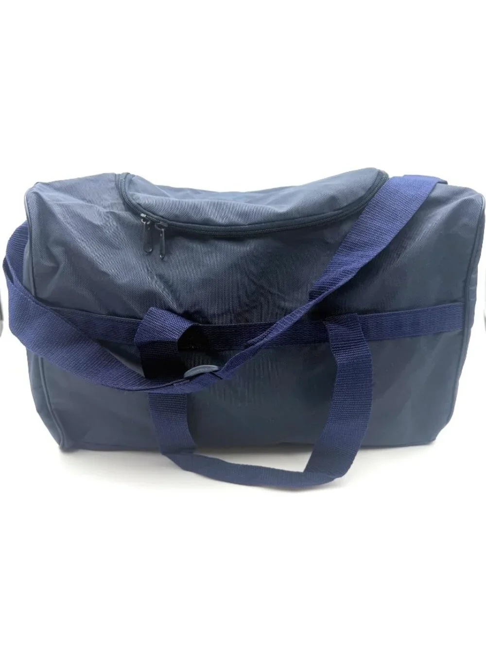 Navy Blue Travel Duffel Bag Lightweight Overnight Gym Carry On Tote